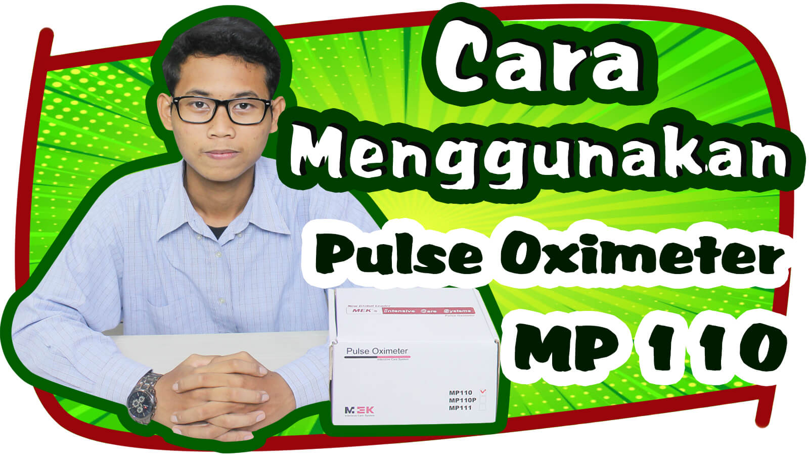 Cara Menggunakan Pulse Oximeter MP110 Plus | Alat ...